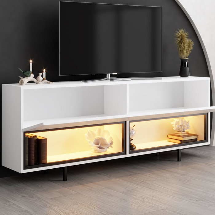 Hanah Home Soporte para TV Ekol Down - White Hanah Home Soporte para TV Ekol Down - White